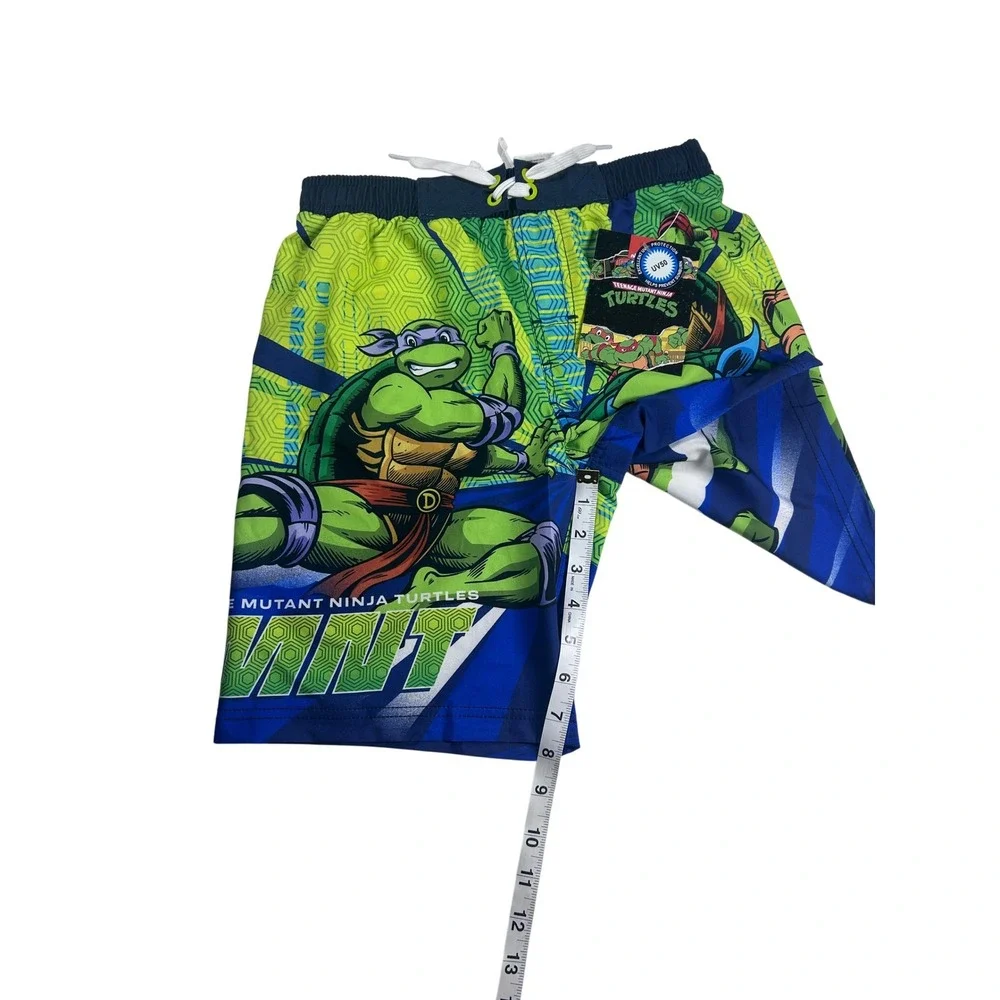 Nickelodeon Teenage Mutant Ninja Turtles Swim Trunks‎ Shorts Boy's L 10/12 NEW